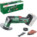 Bosch universalmulti 18v-32 - multitool - inclusief 6 vellen schuurpapier - segmentzaagblad - invalzaagblad - dieptestop en schuurvoet - exclusief lader en accu