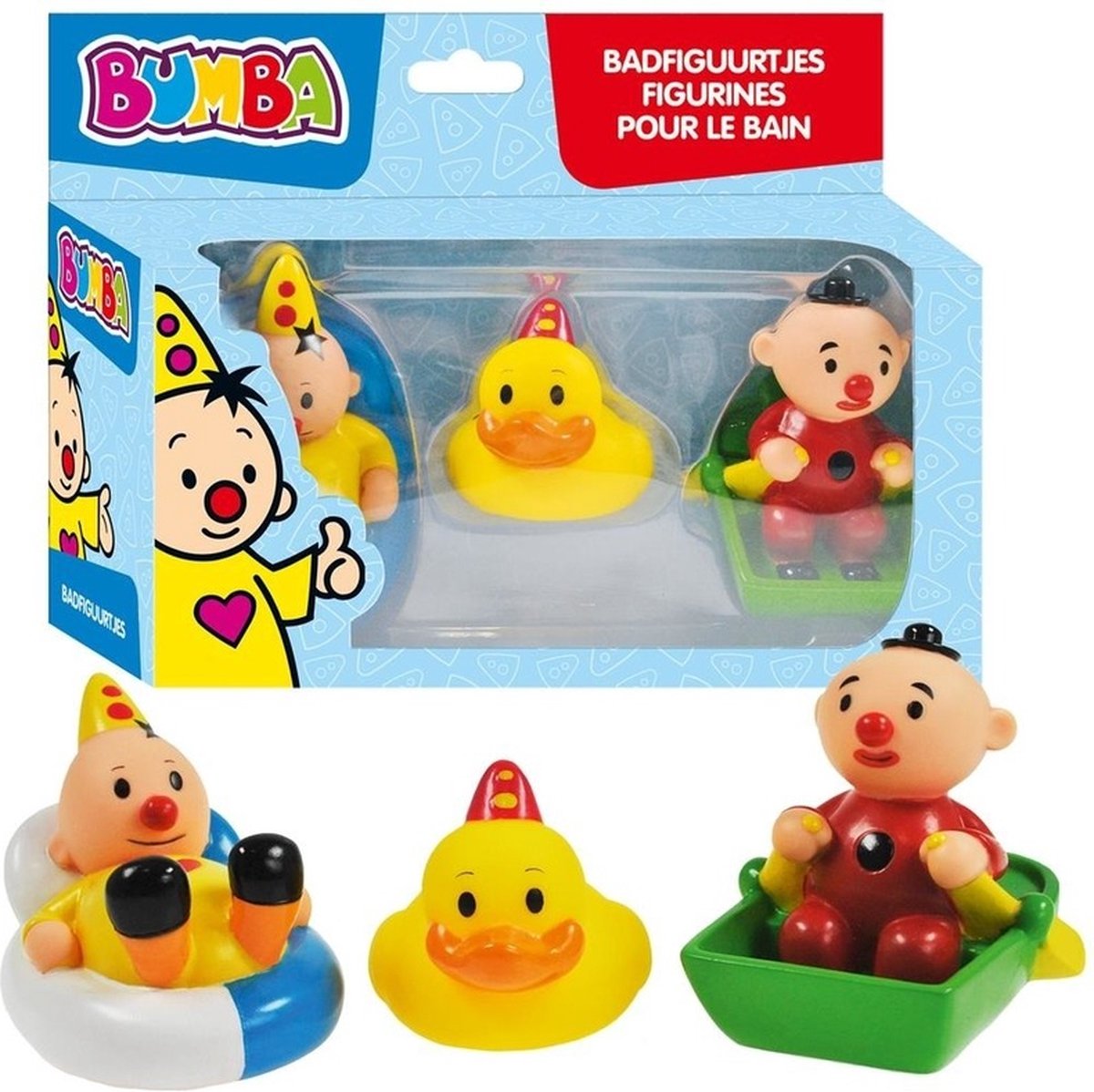 Studio 100 Bumba Badefiguren, 3 Stück.