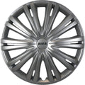 Carpoint wieldoppen giga 16 inch abs zilver set van 4