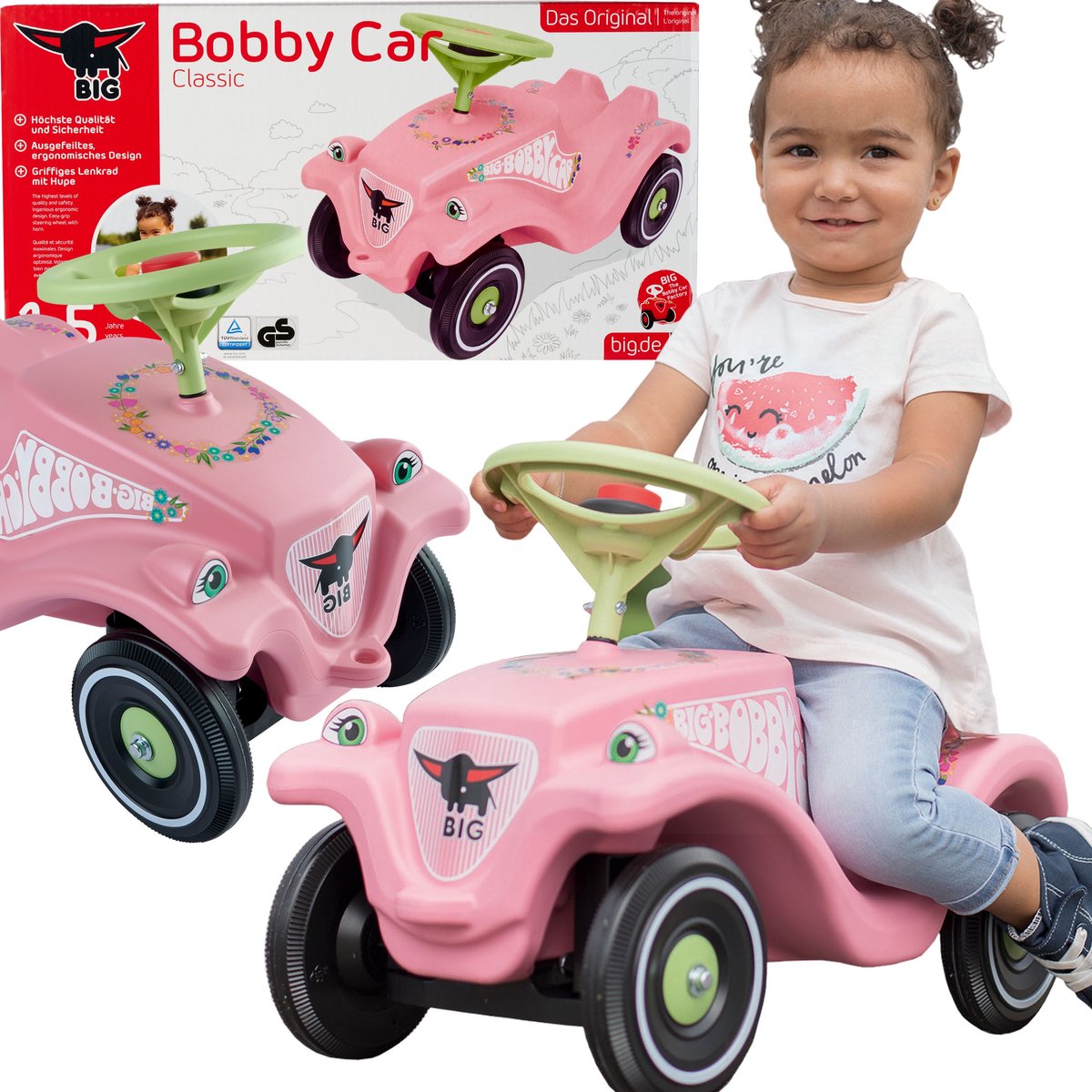 Big Bobby Auto, klassisches Blumenlaufauto