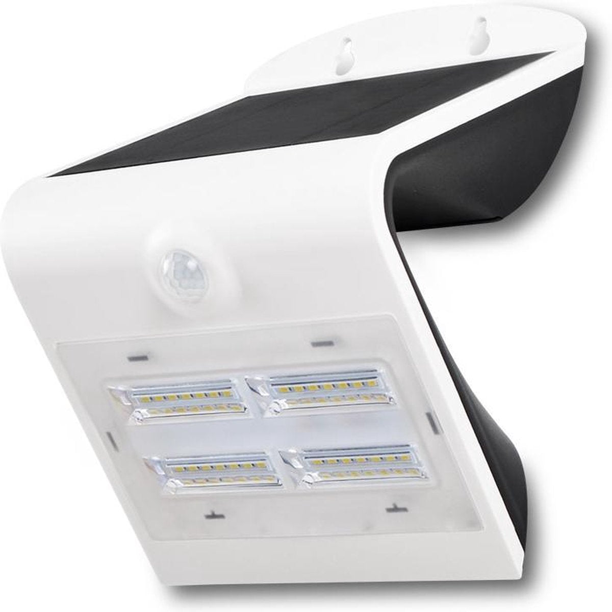 V-tac vt-768 solar wandlamp - ip65 waterdicht - wit - 3w - 400 lumen - 4000k + 3000k