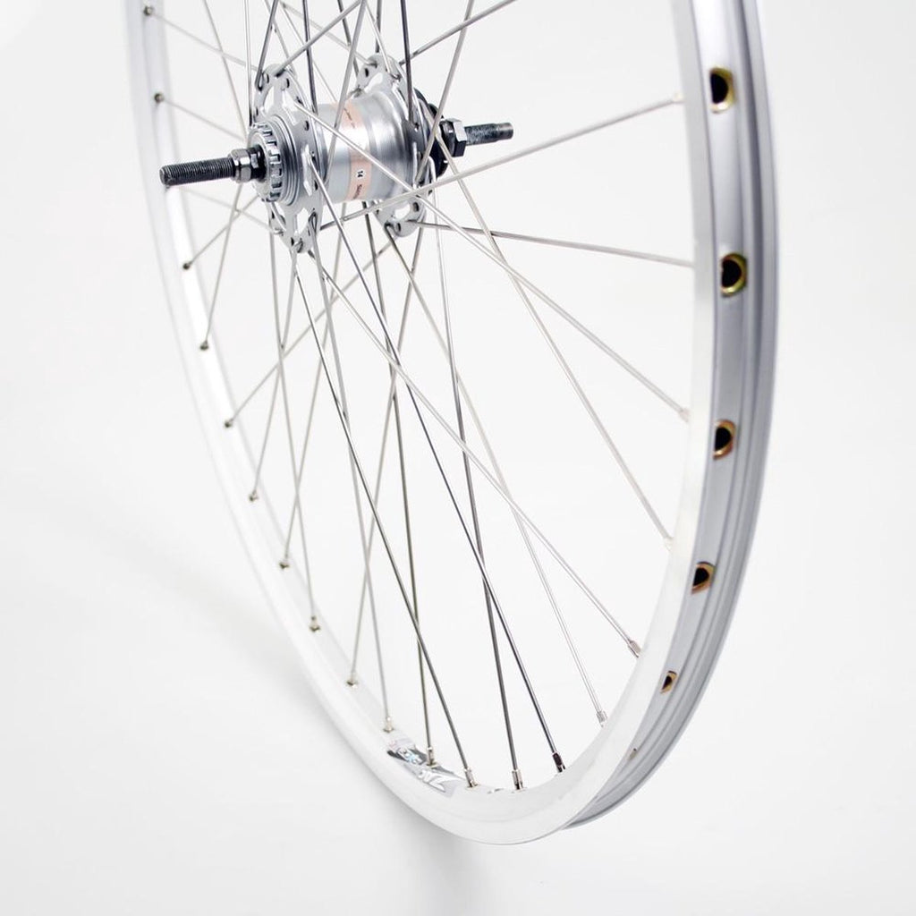 Roland Achterwiel 28 Nexus 3 RB ZAC2000 zilver RVS spk