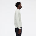 New balance space dye 1 4 zip heren sporttrui - atletic grey