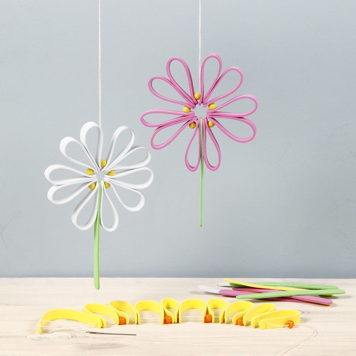 Creativ company eva foam ijsstokjes 11,5 cm gekleurd 1000 stuks