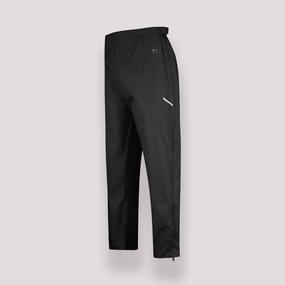 Mac in a sac full zipper regenbroek - zwart - maat xl