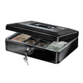 Masterlock kluis geldkist met tray en handvat, cb-12ml