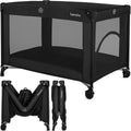 Lionelo amelie campingbedje 3in1: baby bed + reisbedje + box – met comfortabele matras – compact en licht – zij-ingang – reistas – 70x100 cm
