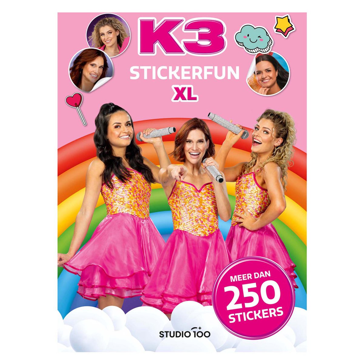 Studio 100 K3 Stickerbuch - Stickerfun XL