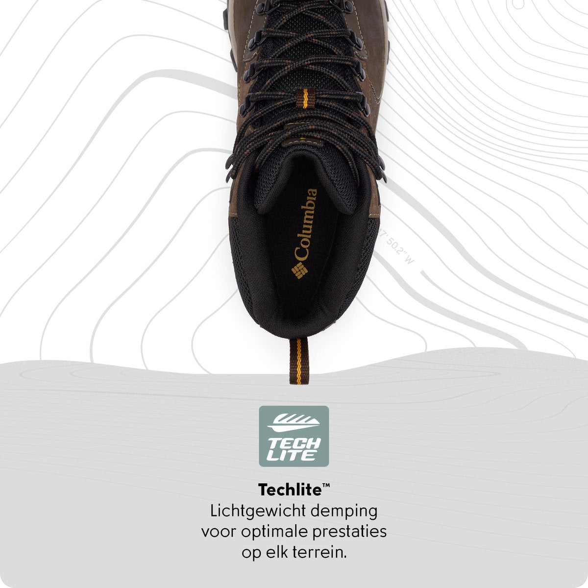 Columbia newton ridge plus ii waterproof heren wandelschoenen - cordovan, squash 46