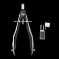 Herlitz quick-set passer my.pen zwart wit