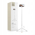 Tech-protect l09s selfie stick statief wit - bluetooth afstandsbediening