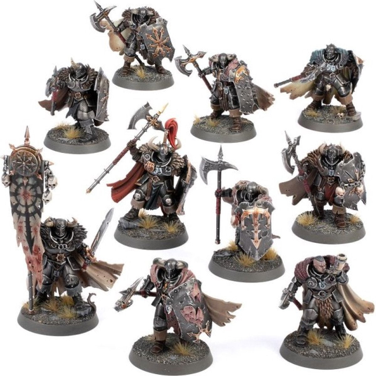 Games workshop warhammer age of sigmar - slaves to darkness - chaos warriors - 83-06
