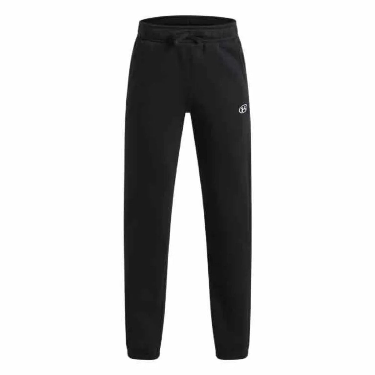 Under armour ua b rival fleece jogger-blk jongens sportbroek - ultimate zwart - wit xs