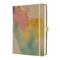Sigel bullet journal jolie a5 kraft watercolour dreams hardcover blanco 200pag 120 grams - si-jb200