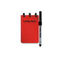 Correctbook a7 uitwisbaar notitieboek – herbruikbaar schrift – horizon red – blanco – inclusief pen wisdoekje – pocketformaat