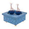 Sophie de giraf muziekdoosje milky way - dansende sophie's - baby muziekdoos - kraamcadeau - babyshower cadeau - vanaf 12 maanden - 11.5x11.5x8.5 cm - blauw