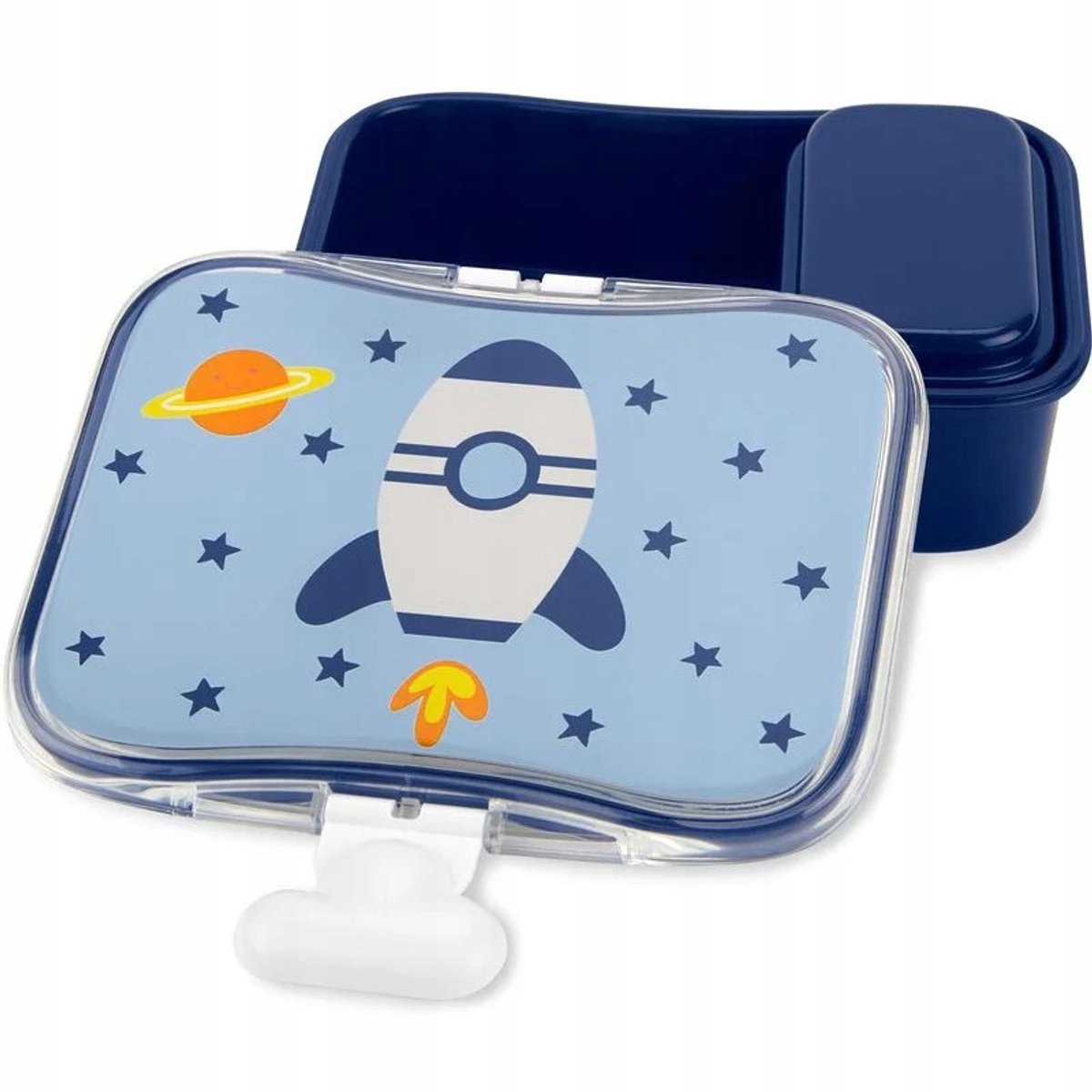 Skip hop lunchbox raket spark style - 700ml, 4-delig, bpa-vrij