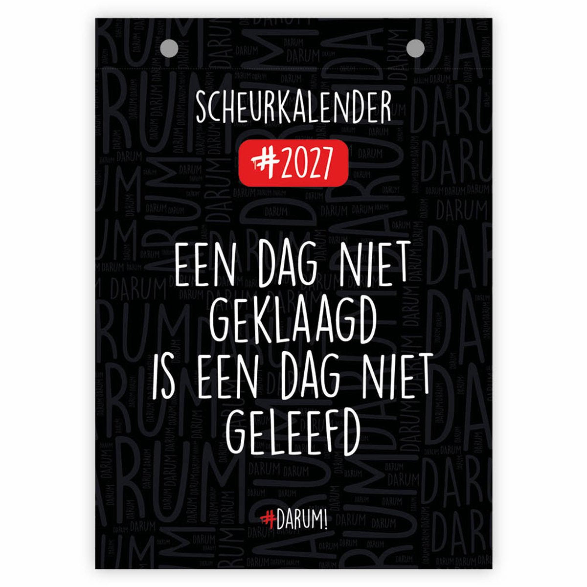 Comello darum scheurkalender 2027