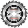 Kreator krt020418 zaagblad hout 200 mm - 24t