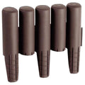 Prosperplast borderrand palissade ca. 270 cm - bruin - set van 10 stuks