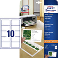 Avery visitekaart c32011-25 85x54mm 200gr 250stuks