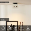 Lucide xirax - plafondspot (plafondlamp) - led dim to warm - gu10 (mr16) - 1x5w 2200k 3000k - wit