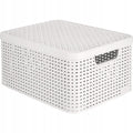 Curver style serie - opbergbox met deksel - 18l - lichtgrijs