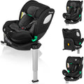 Lionelo braam - i-size autostoeltje 4in1 - 40-150cm - 0-36kg - 360° draaibaar autostoel - rwf tot 105cm (18kg) - driseat luchtcirculatie - isofix + steunpoot - groep 0-1-2-3 - sideprotect zijbescherming - afstelbare hoofdsteun - 14 verstelniveaus