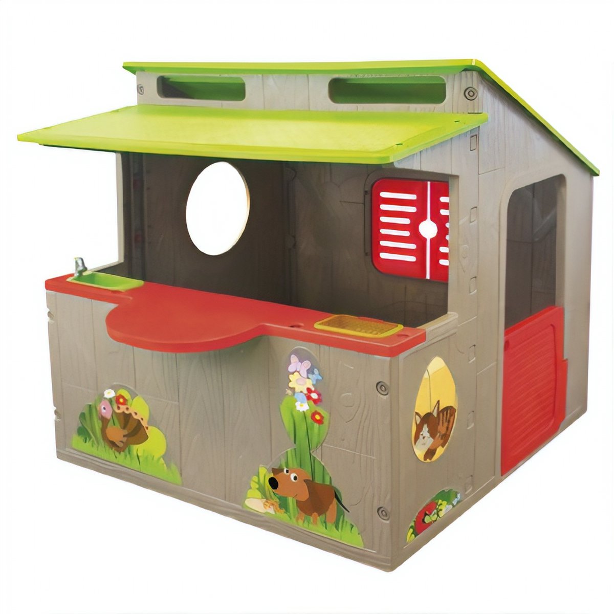 Paradiso toys kiosk speelhuis 139 x 118 cm