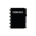 Correctbook a6 uitwisbaar notitieboek – herbruikbaar schrift – ink black zwart – gelinieerd – inclusief pen wisdoekje – aanvulbaar met extra pagina’s