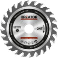 Kreator - krt020401 - cirkelzaagblad - ø 89x15x1,8mm 24t