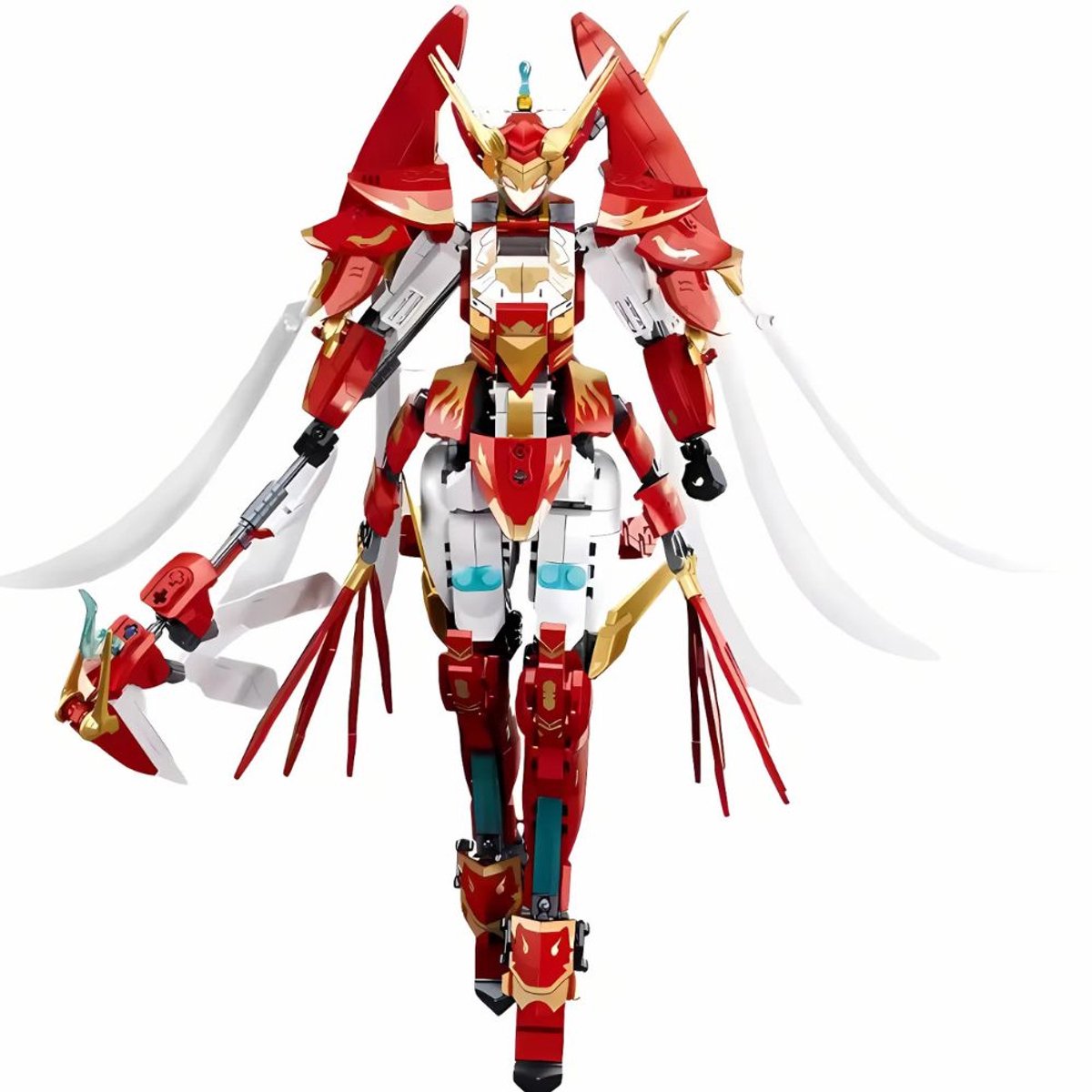 Sluban p.r. mecha 18 rosefinch dragons rising battle maid bouwspeelgoed actiefiguur – constructiespeelgoed bouwset met 706 bouwstenen – m38‑b1271 – vanaf 8 jaar