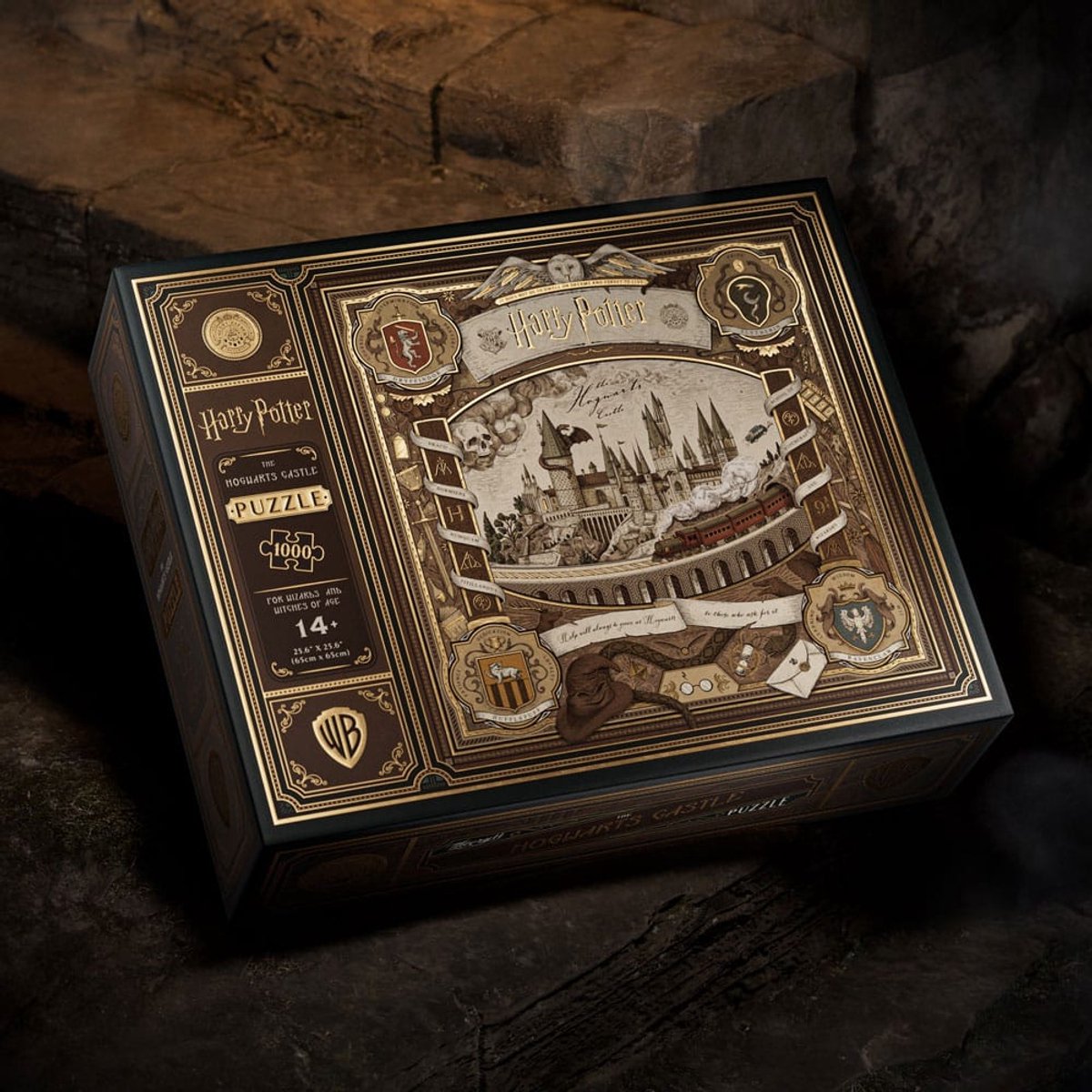 Theory11 harry potter 1000-delige puzzel - magisch kasteel van quint