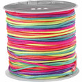 Creativ company cc macramé koord 1 mm multi neon 28 m