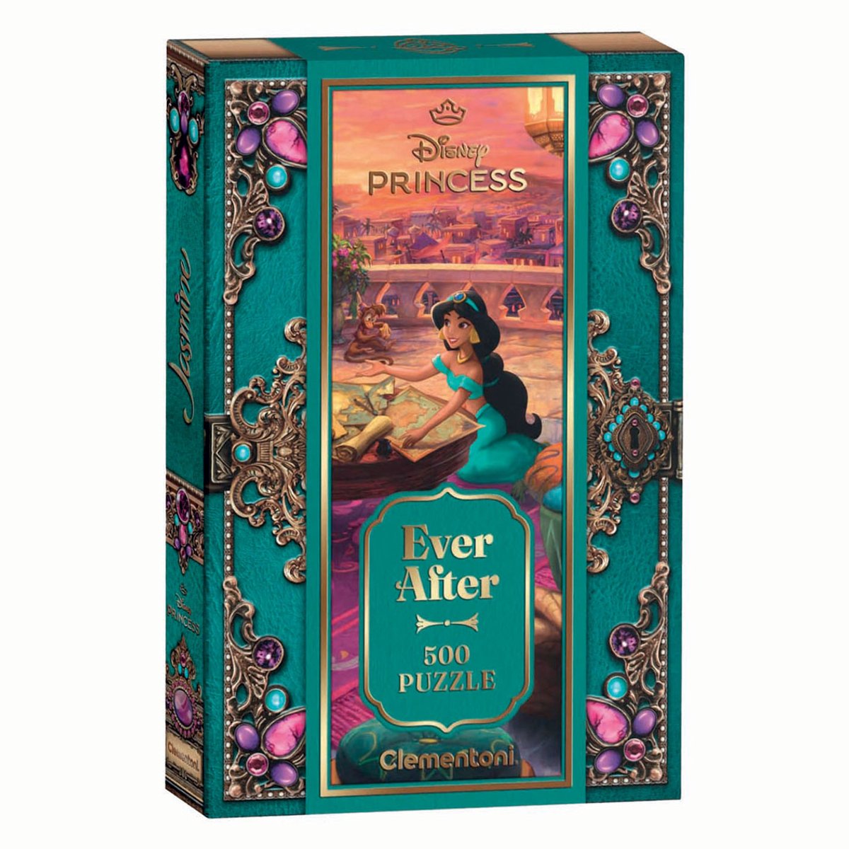 Clementoni - puzzel - jasmine - disney princess - ever after collectie - 500 stukjes - vanaf 14 jaar
