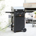 Barbecook e-luca elektrische barbecue met inklapbare zijtafels zwart 121.4x60.3x112.3cm
