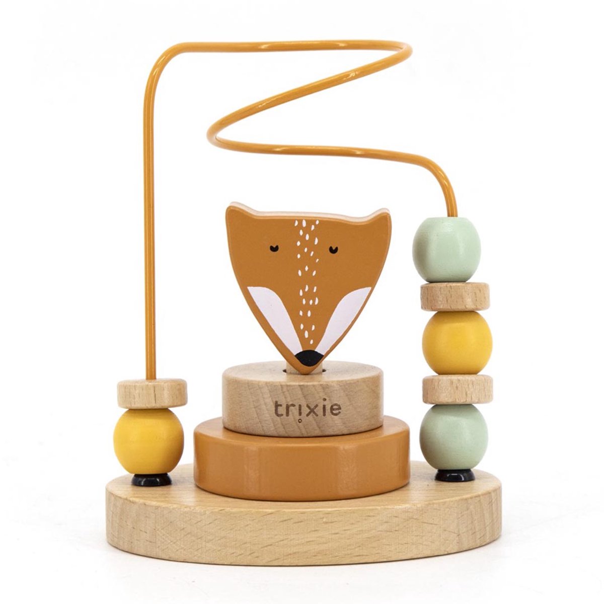 Trixie - houten kralenframe - baby activity toys - mr fox