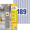 Avery zweckform avery zelfklevende etiketten 25,4 x 10 mm wit 3780 stuks