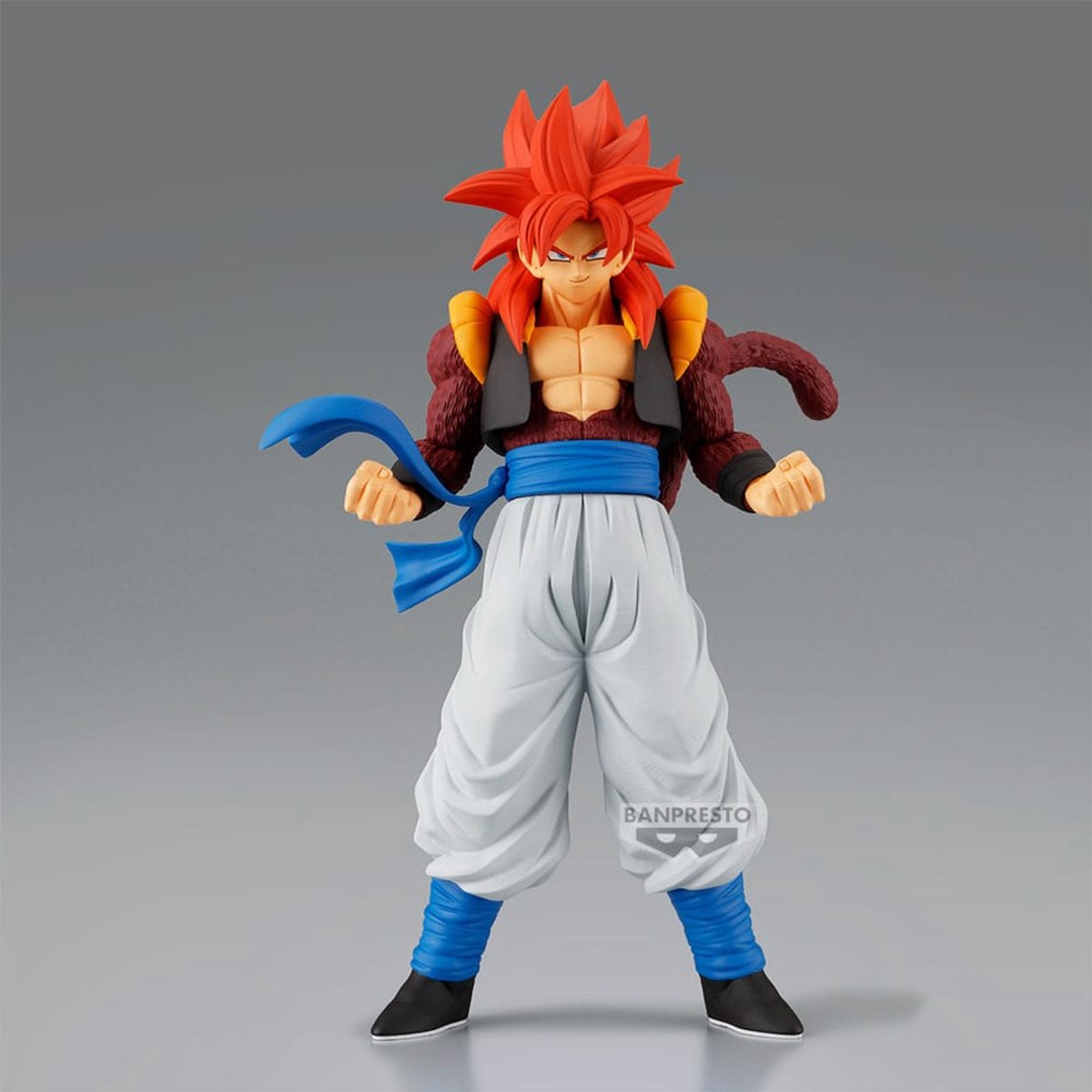 Banpresto dragon ball gt solid edge works pvc statue super saiyan 4 gogeta 20 cm beeld
