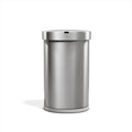 Simplehuman halfronde afvalbak van 45 liter met sensor - bewegingsgestuurde - zilver - geborsteld rvs