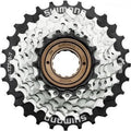 Shimano tourney mf-tz510-7 schroefkrans 7-speed 14-34t megarange – zwart zilver