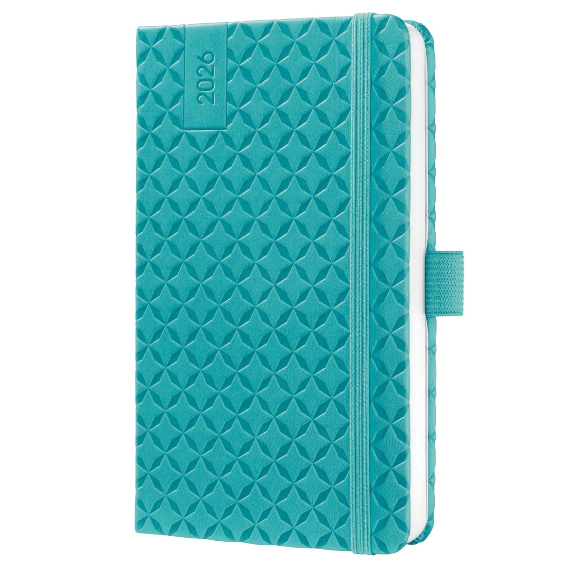 Sigel weekagenda flair 2026 formaat a6 aqua green hardcover