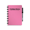 Correctbook a5 uitwisbaar notitieboek – blossom pink – gelinieerd – herbruikbaar schrift – inclusief pen wisdoekje – aanvulbaar met extra pagina’s