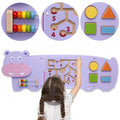 Viga toys - nijlpaard - wandspeelbord - multi