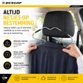 Dunlop auto kledinghanger voor hoofdsteun - auto hanger hoofdsteun auto - kledinghanger van chroom - makkelijk en snel te bevestigen - 42,5 x 3 x 14,3 cm - chroom - zilver
