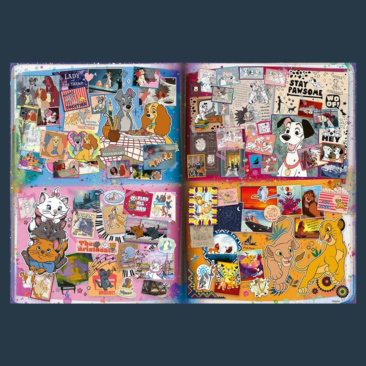 Trefl disney sprookjesboek onregelmatige vormen legpuzzel - 6000 stukjes - vanaf 12 jaar