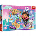 Trefl 100-delige puzzel - vriendschap in het kattenhuis, gabby's poppenhuis