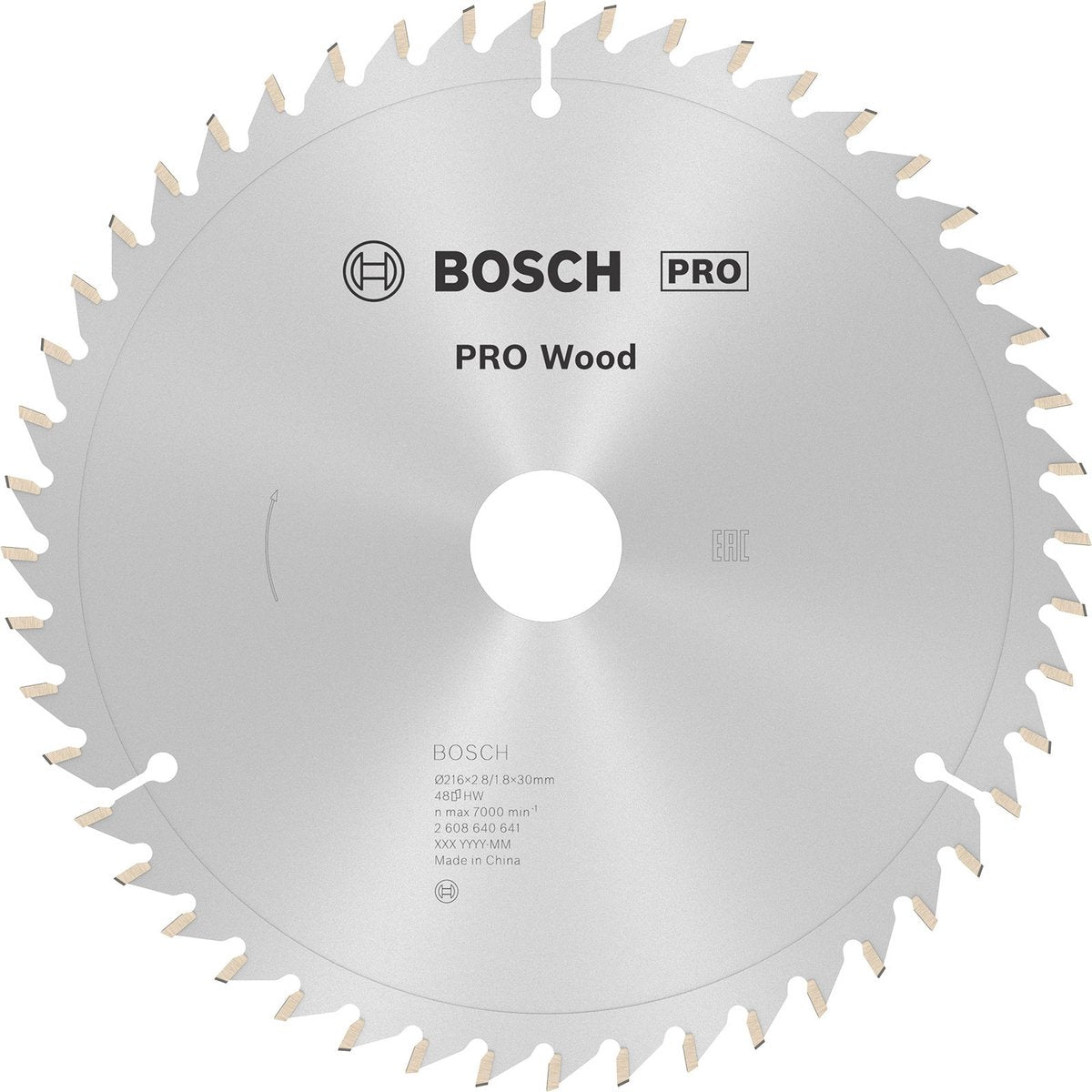 Bosch accessoires cirkzb opt k v 216x30x2,8 48t wz n