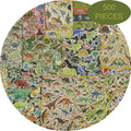 Grafix Mega Sticker-Set Dinosaurier, 500 Stück.