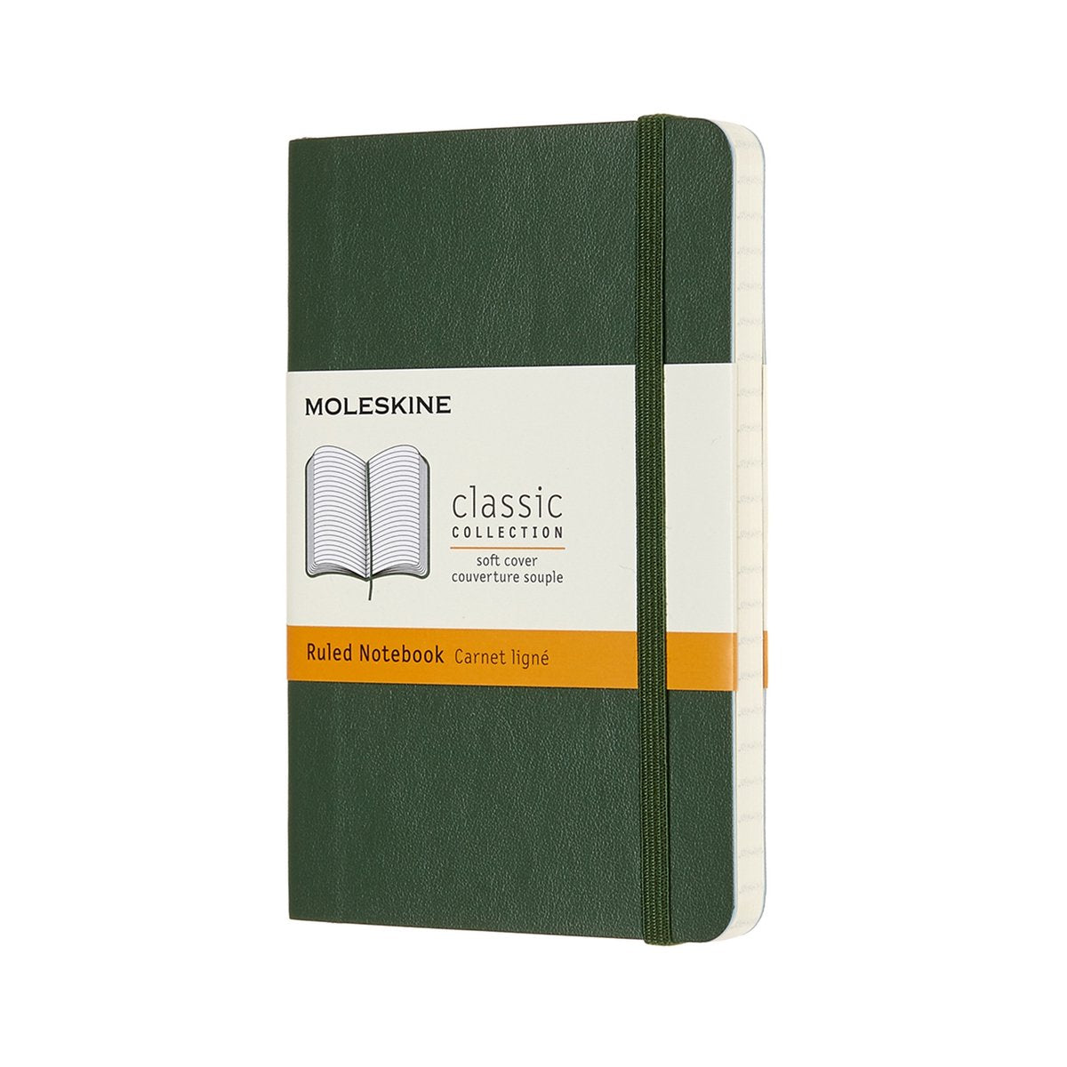 Moleskine classic notitieboek - pocket - softcover - gelinieerd - mirte groen